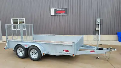 80in. x 16' 3 Ton Premium Galvanized Duratrail Landscape Trailer. Standard Features: Hot Dipped Galv...