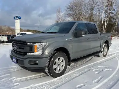 Exterior The 2020 Ford F-150 XLT offers a rugged and stylish design with a chrome grille, halogen he...