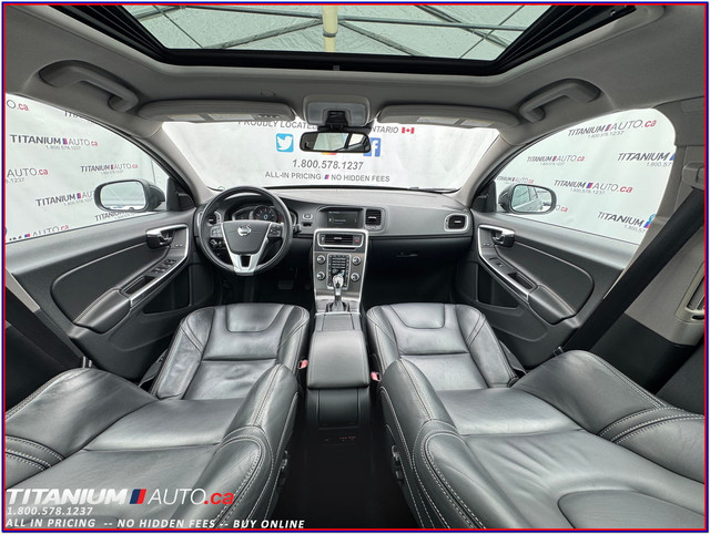 2014 Volvo S60 T5 AWD-Camera-Remote Start-Blind Spot-Sunroof-Lea in Cars & Trucks in London - Image 2
