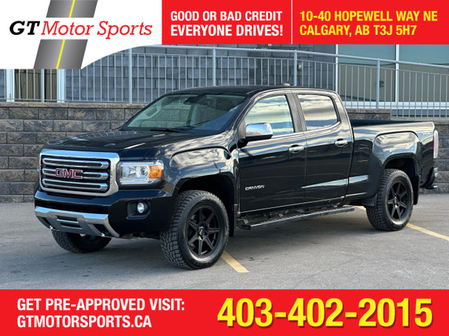 2018 GMC Canyon 4WD Crew Cab 128.3" All Terrain w/Leather |BIG S in Cars & Trucks in Calgary