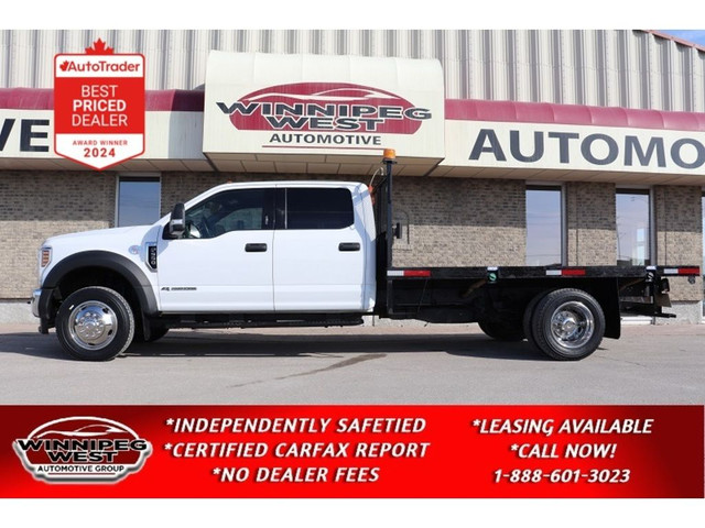 2019 Ford F-550 XLT CREW DUALLY 6.7L DIESEL 4X4, 12FT DECK HD GV in Cargo & Utility Trailers in Winnipeg