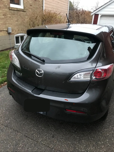 2010 Mazda 3 GX with winter tires