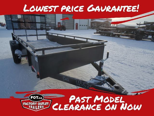 2024 Canada Trailers 5x12ft Steel Side Utility in Cargo & Utility Trailers in Prince George
