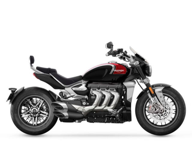 2024 Triumph Rocket 3 GT Sapphire Black/Carnival Red/Silver Ice in Street, Cruisers & Choppers in Calgary