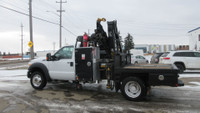 2014 FORD F-550 REG CAB WITH HIAB 077 BOOM CRANE & VMAC COMPORESSOR... AMVIC Licenced.. Financing is... (image 7)