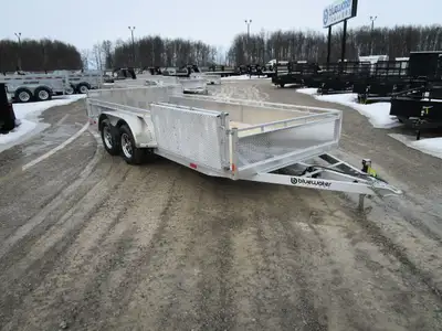 Canadian Mennonite Built Side Loader Aluminum Utility Trailer is $7,225.00 ! Ord: E1297-3094 - Ser:...