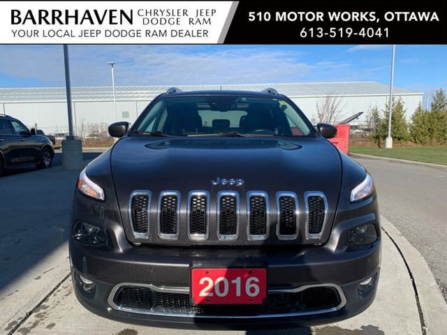 2016 Jeep Cherokee 4X4 Limited | Pano Roof | Leather | Nav in Cars & Trucks in Ottawa - Image 2