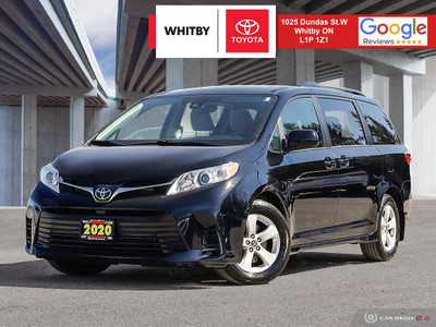 2020 Toyota Sienna LE FWD 8-Passenger / One Owner / Low Mileage