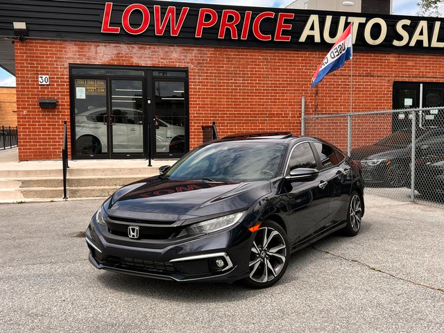 2020 Honda Civic Sedan Touring CVT*Navi*Sunroof*Camera*BSM*Cruis in Cars & Trucks in City of Toronto