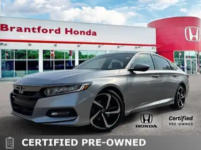 Experience the thrill of effortless driving with this 2018 Honda Accord Sport Sedan, boasting a slee...