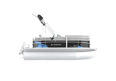 LEGEND SERIE FUN 16 NOIR 2023 Ponton Legend Fun 16 2023 noir longueur de 16 pieds équipé d'un moteur...