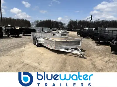 Canadian Mennonite Built Tandem Axle Aluminum Utility Trailer is $6,835.00 ! Ord: E1438-3595 - Ser:...