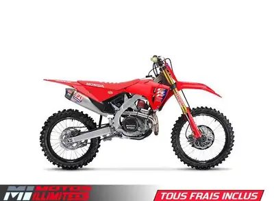 Si vous êtes à la recherche de la crème de la crème jetez un œil à notre CRF450RWE Works Edition. El...
