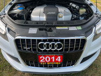 2014 AUDI Q7 3.0L TDI QUATTRO DIESEL. TECHNIK EDITION. S-LINE. MINT CONDITION. PEARL WHITE ON BROWN... (image 8)