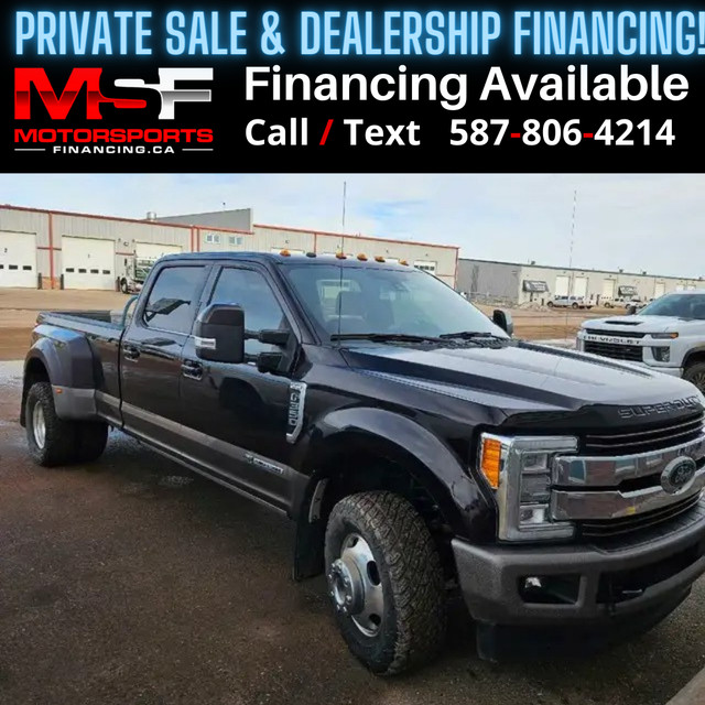 2018 FORD E-350 KING RANCH F350 DUALLY (FINANCING AVAILABLE) in ATVs in Saskatoon
