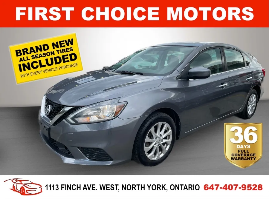 2018 NISSAN SENTRA SV ~AUTOMATIC, FULLY CERTIFIED WITH WARRANTY!