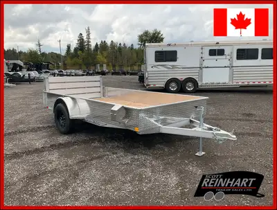 2990LB GVWR, 3500LB Spring Idler Axle, 15 Inch Radial Tires, All Aluminum Frame, 13 Inch Side Height...