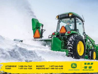 John Deere 3 Point Hitch Snowblowers Clear out 