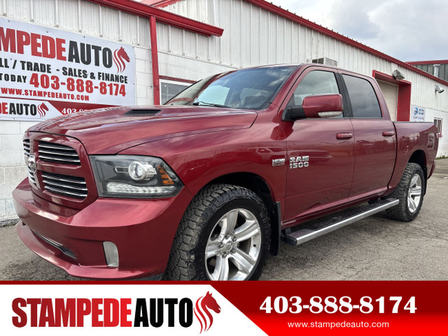 2013 Ram 1500 SPORT | CREW CAB | 5.7L HEMI | 4X4 | BED LINER | R in Cars & Trucks in Calgary