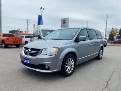 The 2019 Dodge Grand Caravan SXT Premium Plus 3.6L is a versatile minivan powered by a 3.6-liter V6...