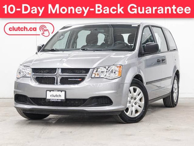 2017 Dodge Grand Caravan Canada Value Package w/ Dual Zone A/C, 