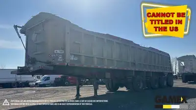 Heavy truck / Camion lourd - # STOCK: GX-29096 2005 CUSTOM DOMPEUR REMORQUE À BASCULE ENDOMMAGÉ 2005...