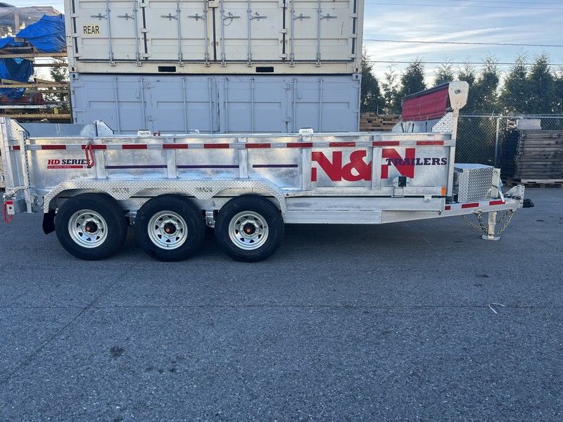 N&N 7X16 HD DUMP TRI AXLE Travel Trailers & Campers Kawartha Lakes
