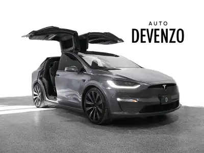 2023 Tesla Model X PLAID 1020hp, Grey on Black, 6 Passenger, Yoke Steering, Full Self Drive (Supervi...