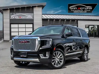 LOW KMS DENALI XL!2021 GMC Yukon XL Denali with Premium Package – Luxury, Power, and Space CombinedE...