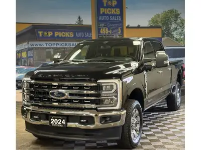 King Ranch, 710A Package, Crew Cab, 6.7 Liter Power Stroke Diesel, 4x4, Agate Black On Java Interior...