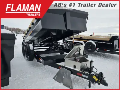2025 SOUTHLAND SL714-14K DUMP TRAILER - 14' Color: Black Axles: (2) 7000lb Lippert Spring Tires: ST2...