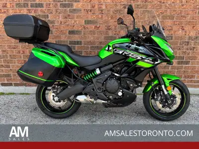 ONE OWNER 2018 Versys 650 LT with Kawasaki hard panniers and a top case, only 18,000 KM, purchased N...