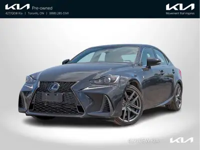 This locally traded and certified 2018 Lexus IS 350 AWD F SPORT stands out by blending Japanese luxu...