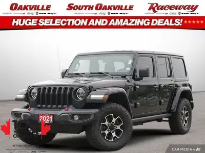 2021 Jeep Wrangler Unlimited Rubicon Black Clearcoat 2.0L I4 DOHC 8-Speed Automatic Call us at (905)...