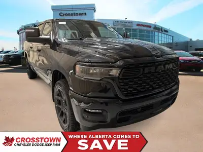 This 2025 RAM 1500 SPORT CREW CAB 4X4 has the following options Leather Trimmed Bucket Seats, Remote...