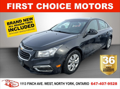 2016 CHEVROLET CRUZE LIMITED LT ~AUTOMATIC, FULLY CERTIFIED WITH