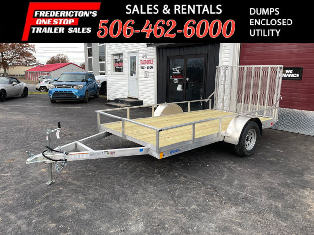 2023 MISSION 6'X12' Aluminum Utility - $28 per week O.A.C in Cargo & Utility Trailers in Fredericton