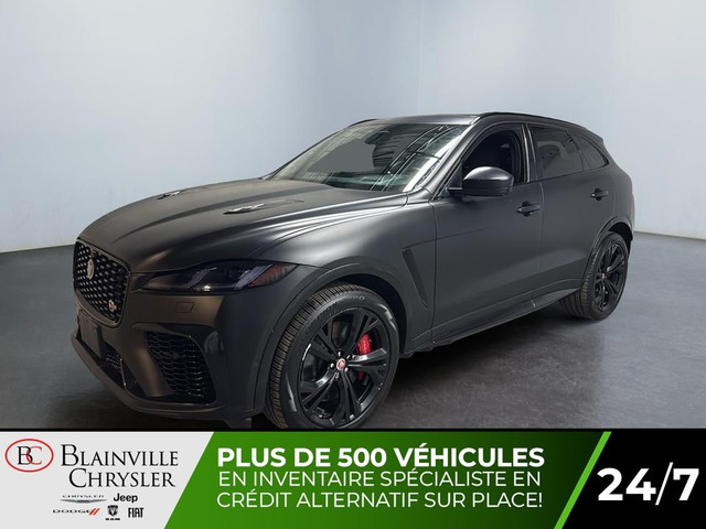 2021 Jaguar F-PACE SVR AWD CUIR CHAUFFANT/VENTILE CAM360 NAV TOI in Cars & Trucks in Laval / North Shore