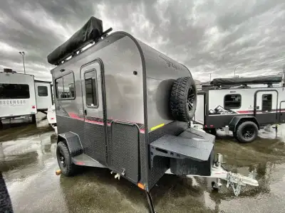 inTech RV Flyer toy hauler Explore highlights: Tie-Down Rings LED Dome Lights Tent Bed 12V/USB/120V...