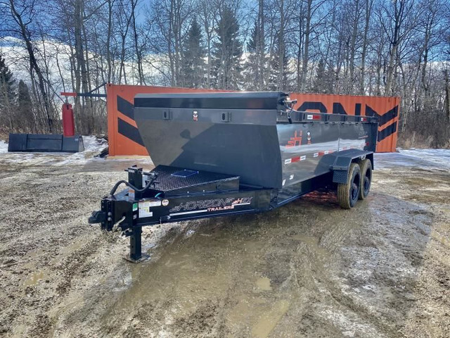 2024 Horizon Trailers 81''X16' DUMP BOX W/ 3' HIGH SIDES 21000 G in Cargo & Utility Trailers in Strathcona County - Image 3