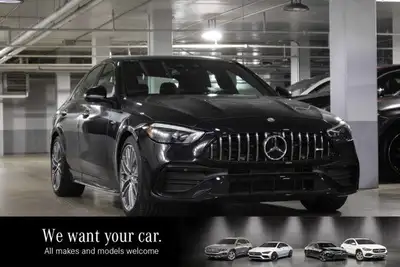 This Mercedes-Benz C-Class has a powerful Intercooled Turbo Gas/Electric I-4 2.0 L/121 engine poweri...