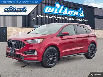 Look at this certified 2021 Ford Edge ST Line AWD | Pano Roof | Leather-Suede | Adaptive Cruise | He...