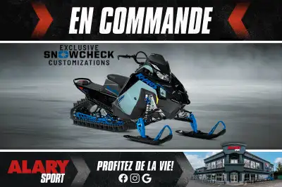 Cette MOTONEIGE POLARIS 850 RMK KHAOS 155 2026 SNOWCHECK est disponible DÈS MAINTENANT! Contactez-no...