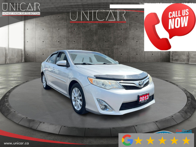 2013 Toyota Camry No Accidents I4 XLE Blind Spot Nav Sunroof Bac in Cars & Trucks in Markham / York Region