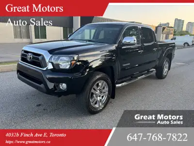 2014 TOYOTA TACOMA DOUBLE CAB LONG BED Rebuilt title Certification included. HST and Licensing Extra...