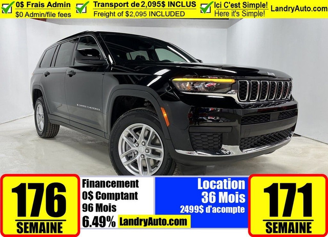 2024 Jeep Grand Cherokee L LAREDO in Cars & Trucks in Laval / North Shore
