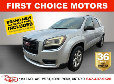 2015 GMC ACADIA SLE ~AUTOMATIC, FULLY CERTIFIED WITH WARRANTY!!!