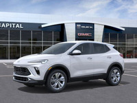 This 2025 Buick Encore GX in Summit White is equipped with AWD and Turbocharged 1.3/ engine. Check o... (image 2)