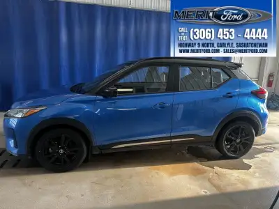 2021 Nissan Kicks SR Xtronic FWD with LED headlights, heated front seats, heated steering wheel, rem...