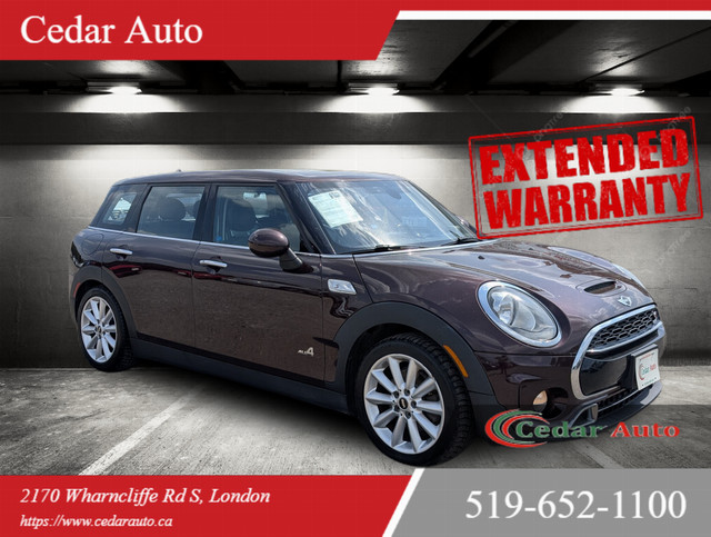 2017 MINI Cooper Clubman 2 YEAR POWERTRAIN WARRANTY | S ALL4 in Cars & Trucks in London